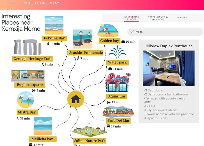 Hillview Duplex Penthouse * St. Paul's Bay